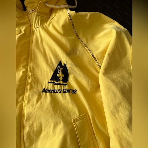 Vintage Nautica Classic Marine Jacket Medium 90's Shell 100% Cotton YKK Zippers - Picture 4 of 14